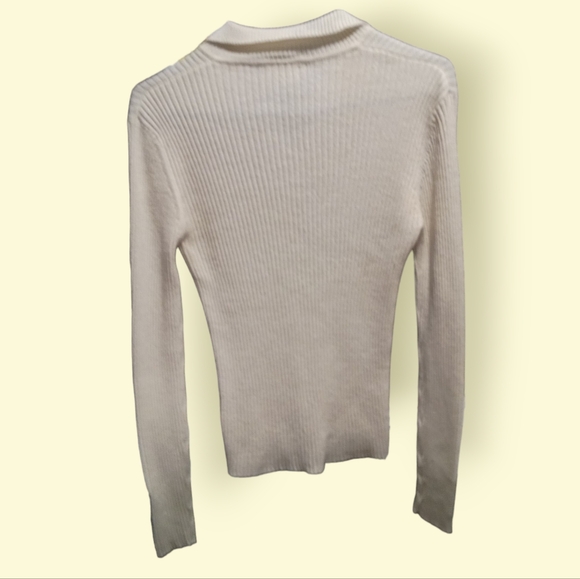 Kathie Lee ribbed crop sweater - S - Picture 3 of 6
